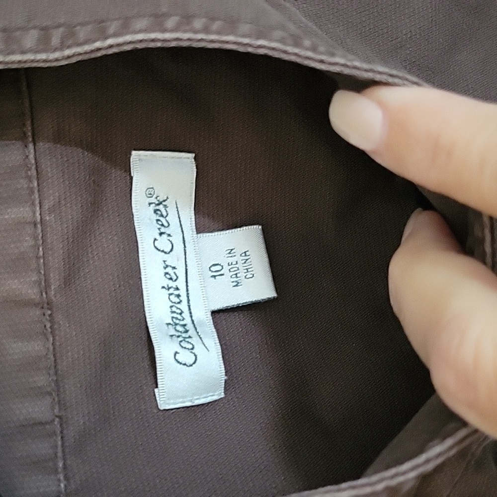 COLDWATER CREEK ELEVATED MILITARY JACKET - Picture 5 of 6